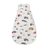 Loulou Lollipop Muslin Sleep Bag ~ Happy Trucks