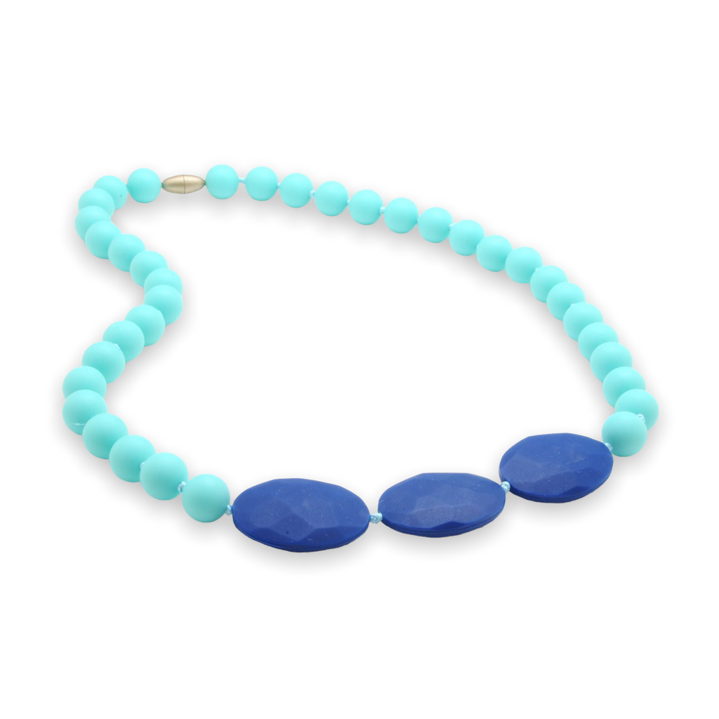 Chewbeads Greenwich Teething Necklace ~ Turquoise