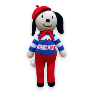 Estella Knit Doll ~ Pierre the Dog