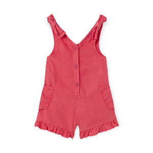 Mayoral Baby Girl Tencel Romper ~ Watermelon