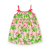 Mayoral Baby Girl Tropical Print Dress ~ Flamingos/Pink