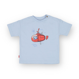 Mayoral Baby Boy Submarine Tee Shirt ~ Light Blue