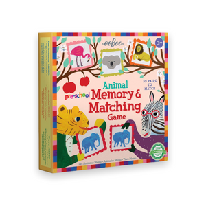 eeBoo Preschool Animal Memory & Matching Game