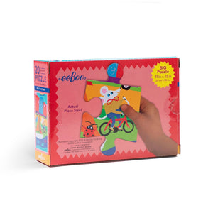 eeBoo Pets In Motion 20pc Puzzle
