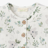 Elegant Baby s/s Muslin Romper ~ Koala print