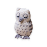 Estella Knit Baby Rattle ~ Owl