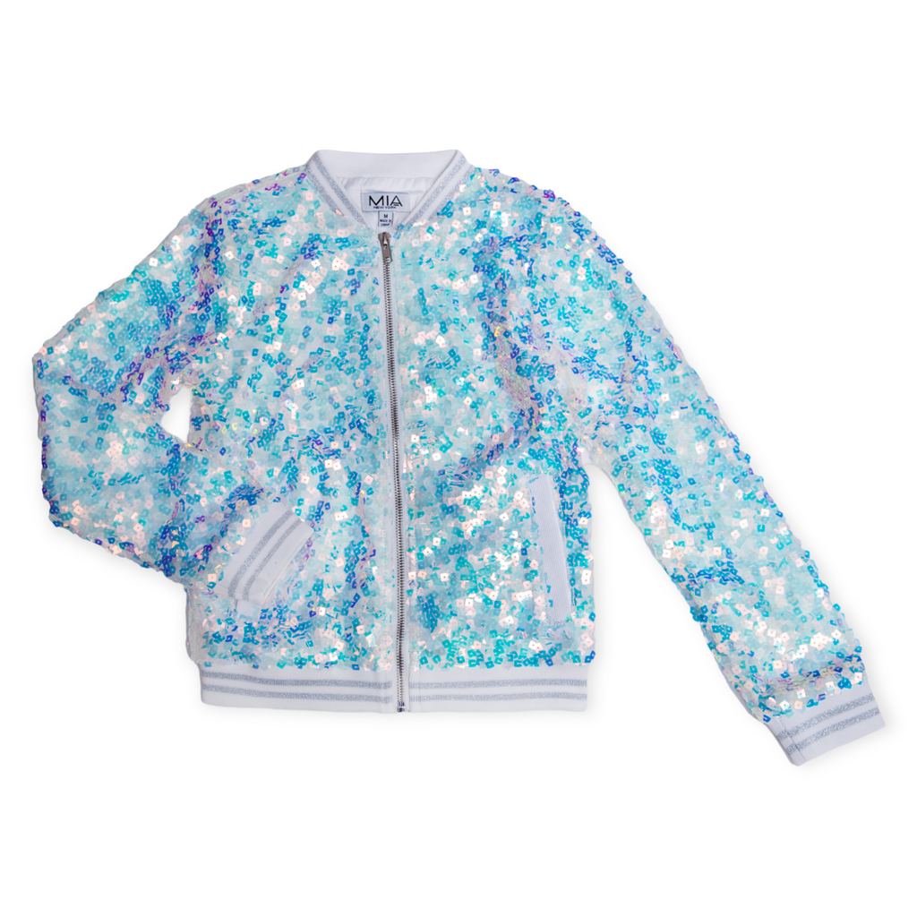 Holographic sequin jacket hot sale