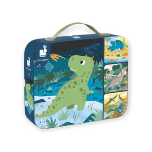 Janod Dinosaurs 4 Progressive Puzzles