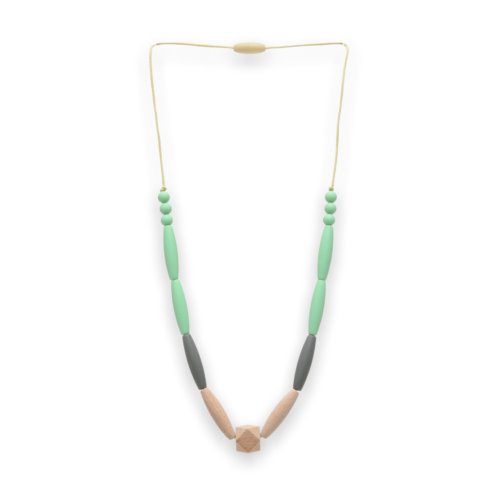 Chewbeads Bedford Teething Necklace ~ Mint