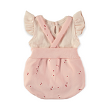 Babyclic Petals Flutter Sleeve Top & Suspender Bloomers Set ~ Pink