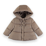 Mayoral Baby Girl A-Line Puffer Coat ~ Mole
