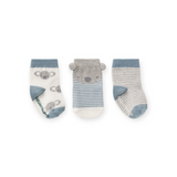 Elegant Baby Non Slip Socks 3pk ~ Koala