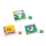 Janod Wooden Trio Puzzle