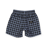 Rock Your Kid Houndstooth Shorts ~ Navy/Black