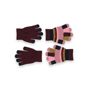 Molo Kei Striped Gloves 2 Pack