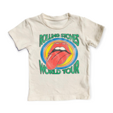 Rowdy Sprout Rolling Stones s/s Tee ~ Dirty White