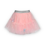 Baby Sara Ruffle Tank w/ Butterflies & Tulle Skirt Set ~ Pink