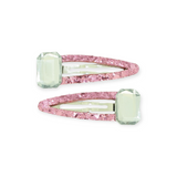 Milk x Soda Dia Gemstone Hair Clip Duo