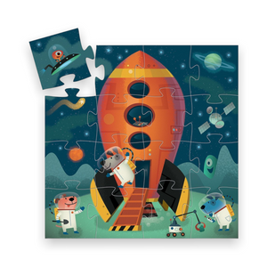 Djeco Spaceship Silhouette Puzzle