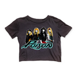 Rowdy Sprout Baby Poison Not Quite Crop s/s Tee ~ Off Black