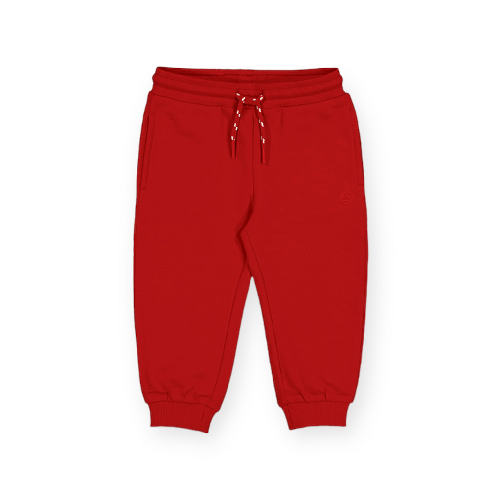 Mayoral Baby Boy Basic Fleece Joggers ~ Red