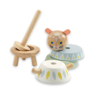 Djeco BabySouri Wooden Stacking Rings