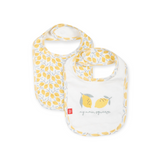 Magnetic Me Cotton Reversible Bib ~ Easy Peasy Lemon Squeezy