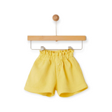 Yell-Oh! Baby Girl Flower Tee & Cotton Jacquard Shorts Set ~ Lavender/Sunshine