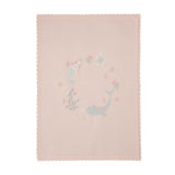 Elegant Baby Cotton Knit Blanket ~ Mermaid